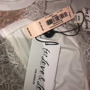 Stardust Lace Bodysuit For Love and Lemons